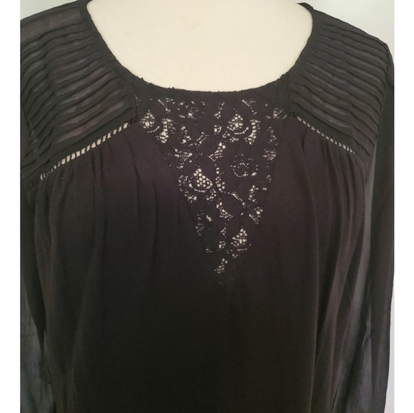 Lucky Brand Boho Peasant Top - Picture 6 of 7